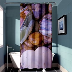 Hearts Of Stone, Full Love, Rock Shower Curtain 36  X 72  (stall)  by nateshop