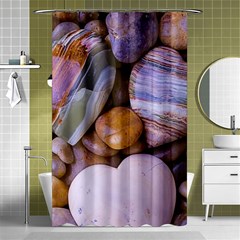 Hearts Of Stone, Full Love, Rock Shower Curtain 48  X 72  (small)  by nateshop