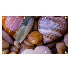 Hearts Of Stone, Full Love, Rock Banner And Sign 7  X 4  by nateshop