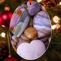 Hearts Of Stone, Full Love, Rock Uv Print Acrylic Ornament Oval