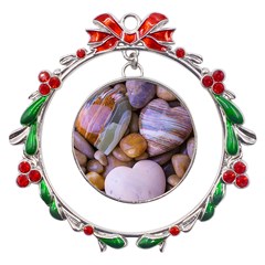 Hearts Of Stone, Full Love, Rock Metal X mas Wreath Ribbon Ornament