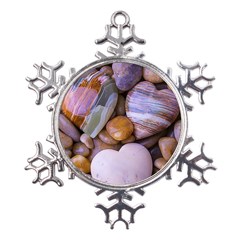 Hearts Of Stone, Full Love, Rock Metal Large Snowflake Ornament