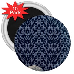 Kanagawa, Hokusai, Japanese Art, 3  Magnets (10 Pack) 