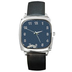 Kanagawa, Hokusai, Japanese Art, Square Metal Watch by nateshop