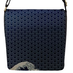 Kanagawa, Hokusai, Japanese Art, Flap Closure Messenger Bag (s) by nateshop