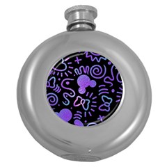 Multicolor Disney , Corazones, Mouse Round Hip Flask (5 Oz) by nateshop