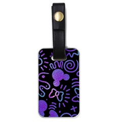 Multicolor Disney , Corazones, Mouse Luggage Tag (one Side) by nateshop