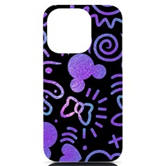 Multicolor Disney , Corazones, Mouse Iphone 14 Pro Black Uv Print Case by nateshop