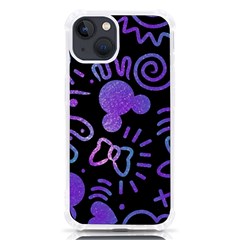 Multicolor Disney , Corazones, Mouse Iphone 13 Tpu Uv Print Case by nateshop