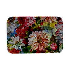 Painted Flowers Texture, Floral Background Open Lid Metal Box (silver)   by nateshop