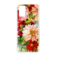 Painted Flowers Texture, Floral Background Samsung Galaxy S20plus 6 7 Inch Tpu Uv Case by nateshop