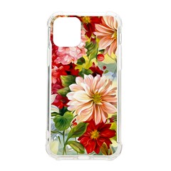 Painted Flowers Texture, Floral Background Iphone 11 Pro 5 8 Inch Tpu Uv Print Case by nateshop