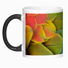 Parrot Feathers Texture Feathers Backgrounds Morph Mug by nateshop