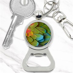 Parrot Feathers Texture Feathers Backgrounds Bottle Opener Key Chain by nateshop