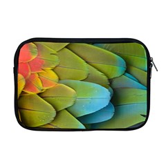 Parrot Feathers Texture Feathers Backgrounds Apple Macbook Pro 17  Zipper Case by nateshop