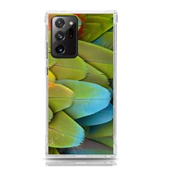 Parrot Feathers Texture Feathers Backgrounds Samsung Galaxy Note 20 Ultra Tpu Uv Case by nateshop