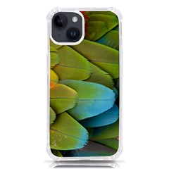 Parrot Feathers Texture Feathers Backgrounds Iphone 14 Tpu Uv Print Case by nateshop