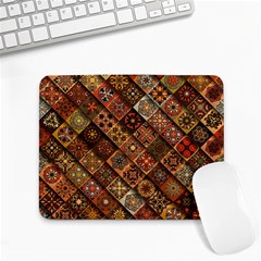 Pattern, Abstract, Texture, Mandala Small Mousepad by nateshop