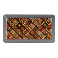 Pattern, Abstract, Texture, Mandala Memory Card Reader (mini) by nateshop