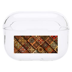 Pattern, Abstract, Texture, Mandala Hard Pc Airpods Pro Case by nateshop