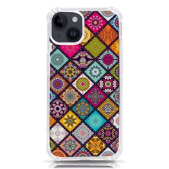 Pattern, Colorful, Floral, Patter, Texture, Tiles Iphone 14 Tpu Uv Print Case by nateshop