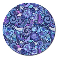 Patterns, Doodles, Pattern, Colorful, Textu Magnet 5  (round) by nateshop