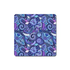 Patterns, Doodles, Pattern, Colorful, Textu Square Magnet by nateshop