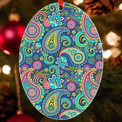 Patterns, Green Background, Texture, Hd Wallpaper Uv Print Acrylic Ornament Oval by nateshop