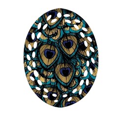 Peacock Feathers, Bird, Spirituality, Symbol, Spiritual, Ornament (oval Filigree) by nateshop