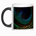 Peacock Feathers, Feathers, Peacock Nice Morph Mug Left