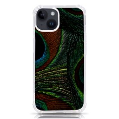 Peacock Feathers, Feathers, Peacock Nice Iphone 14 Tpu Uv Print Case by nateshop