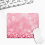 Pink Glitter Background Small Mousepad Front