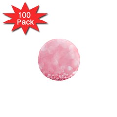 Pink Glitter Background 1  Mini Magnets (100 Pack)  by nateshop