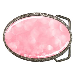 Pink Glitter Background Belt Buckles