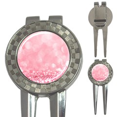 Pink Glitter Background 3-in-1 Golf Divots by nateshop