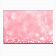 Pink Glitter Background Postcard 4 x 6  (pkg Of 10) by nateshop