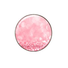 Pink Glitter Background Hat Clip Ball Marker (4 Pack)