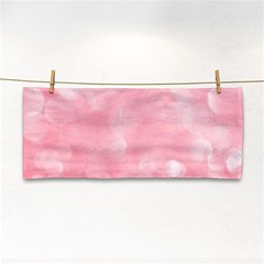 Pink Glitter Background Hand Towel by nateshop