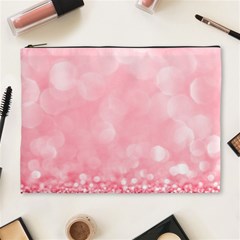 Pink Glitter Background Cosmetic Bag (xl) by nateshop