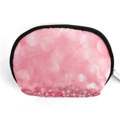 Pink Glitter Background Accessory Pouch (medium) by nateshop