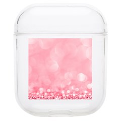 Pink Glitter Background Soft Tpu Airpods 1/2 Case by nateshop