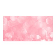 Pink Glitter Background Satin Wrap 35  X 70  by nateshop