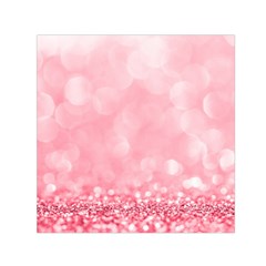 Pink Glitter Background Square Satin Scarf (30  X 30 ) by nateshop