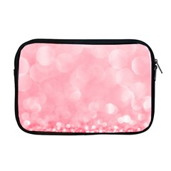 Pink Glitter Background Apple Macbook Pro 17  Zipper Case by nateshop