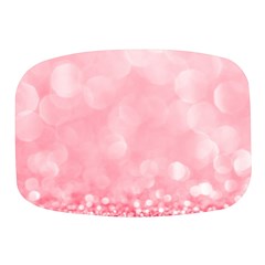 Pink Glitter Background Mini Square Pill Box by nateshop