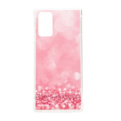 Pink Glitter Background Samsung Galaxy Note 20 Tpu Uv Case by nateshop