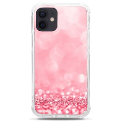 Pink Glitter Background Iphone 12 Mini Tpu Uv Print Case	 by nateshop