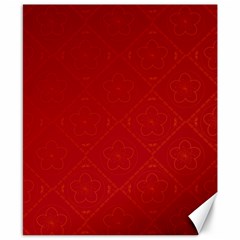 Red Chinese Background Chinese Patterns, Chinese Canvas 8  X 10  by nateshop