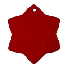 Red Chinese Background Chinese Patterns, Chinese Snowflake Ornament (two Sides)