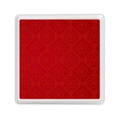 Red Chinese Background Chinese Patterns, Chinese Memory Card Reader (square) by nateshop